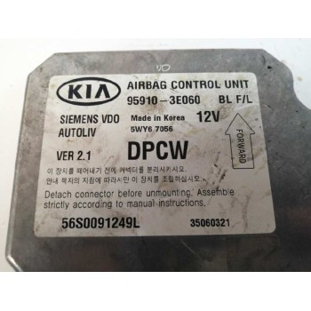 Recambio de centralita airbag para kia sorento 2.5 crdi referencia OEM IAM 959103E060  