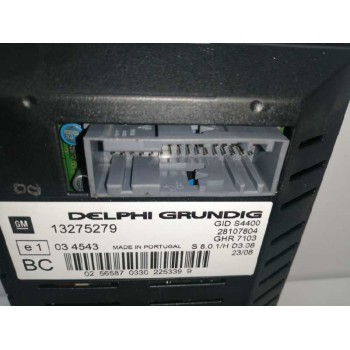 Recambio de pantalla multifuncion para opel corsa d 1.4 16v referencia OEM IAM 13275279  