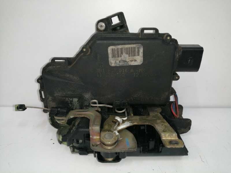 Recambio de cerradura puerta delantera derecha para volkswagen new beetle (9c1/1c1) 2.0 referencia OEM IAM 3B1837016A  