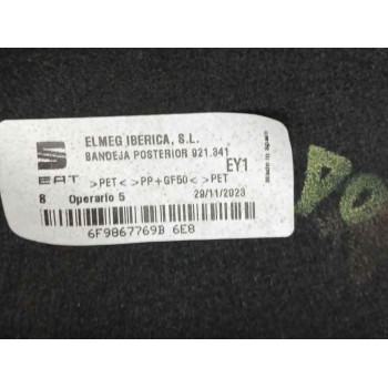 Recambio de bandeja trasera para seat arona (kj7, kjp) 1.0 tsi referencia OEM IAM 6F9867769B  