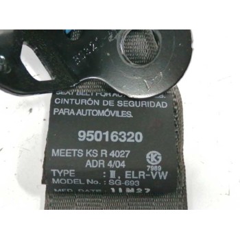 Recambio de cinturon seguridad trasero izquierdo para chevrolet aveo 1.2 cat referencia OEM IAM 95016320  