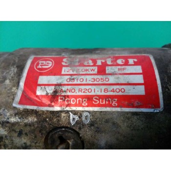 Recambio de motor arranque para kia sportage suv (k00) 2.0 td 4wd referencia OEM IAM R20118400 031013050 