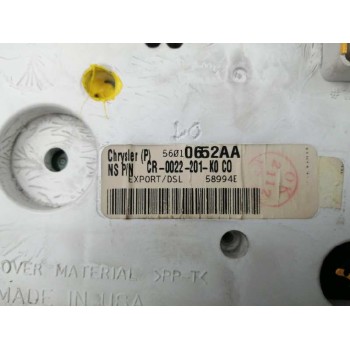 Recambio de cuadro instrumentos para jeep gr.cherokee (wj/wg) 2.7 crd cat referencia OEM IAM 56010652AA CR0022201K0C0 