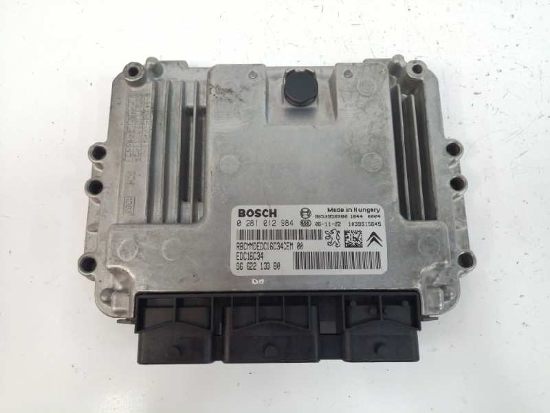 Recambio de centralita motor uce para peugeot 407 sw 1.6 hdi referencia OEM IAM 9662213380 0281012984 9653958980