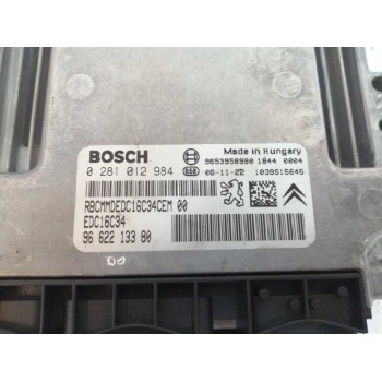 Recambio de centralita motor uce para peugeot 407 sw 1.6 hdi referencia OEM IAM 9662213380 0281012984 9653958980