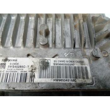 Recambio de centralita motor uce para citroën c3 1.4 hdi referencia OEM IAM 9660300280 965345188C 