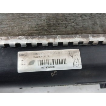 Recambio de radiador agua para peugeot 3008 i monospace (0u_) 1.6 thp referencia OEM IAM 9674089680  