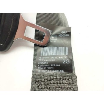 Recambio de cinturon seguridad trasero izquierdo para peugeot 5008 1.2 12v e-thp referencia OEM IAM 9682053680 SEGUNDA FILA 3404