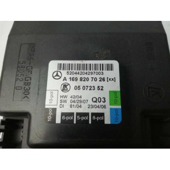Recambio de modulo confort para mercedes-benz clase b (w245) 170 (245.232) referencia OEM IAM A1698207076 05072352 