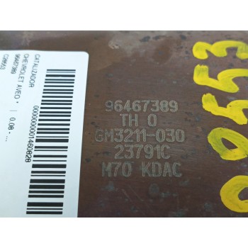 Recambio de catalizador para chevrolet aveo referencia OEM IAM 96467389 GM3211 