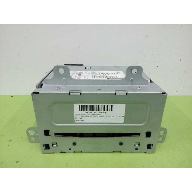 Recambio de sistema audio / radio cd para opel insignia sports tourer edition referencia OEM IAM 20983513 CQJG1033GC 