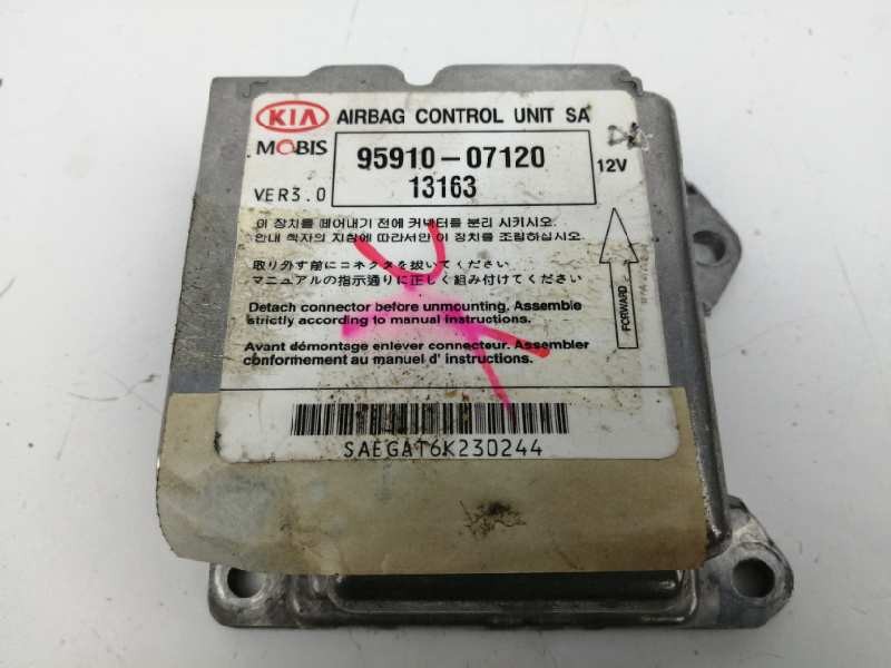 Recambio de centralita airbag para kia picanto 1.1 lx referencia OEM IAM 9591007120  