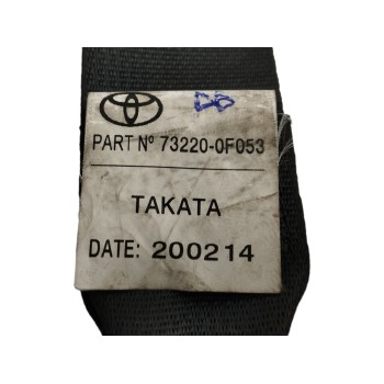 Recambio de cinturon seguridad delantero izquierdo para toyota verso 1.6 16v cat referencia OEM IAM 732200F053  
