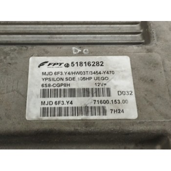 Recambio de centralita motor uce para lancia ypsilon (101) 1.3 jtd 16v referencia OEM IAM 51816282  