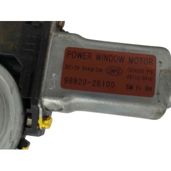 Recambio de motor elevalunas delantero derecho para hyundai santa fe (sm) 2.0 crdi cat referencia OEM IAM 9882026100 037123010 