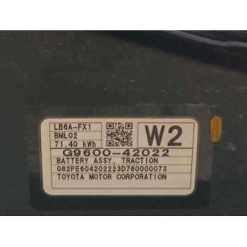 Recambio de bateria para toyota bz4x (_eam1_) ev (xeam10) referencia OEM IAM G960042022  