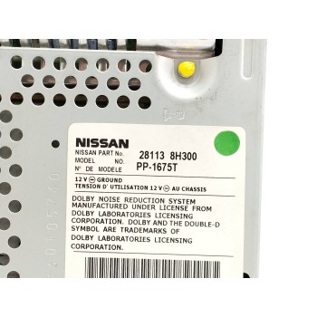 Recambio de sistema audio / radio cd para nissan x-trail (t30) 2.0 16v cat referencia OEM IAM 281138H300  
