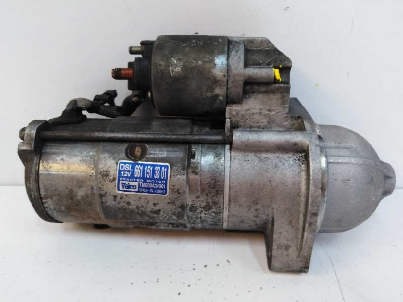 Recambio de motor arranque para ssangyong actyon 2.0 td cat referencia OEM IAM 6611513801 TM000A34001 