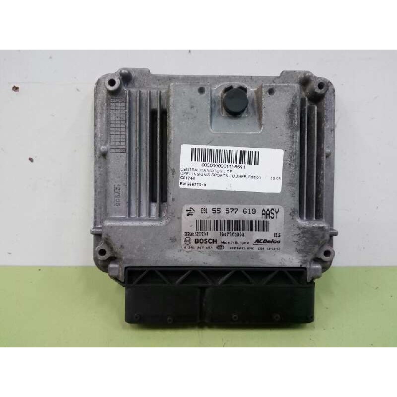 Recambio de centralita motor uce para opel insignia sports tourer edition referencia OEM IAM 55577619 0281017453 
