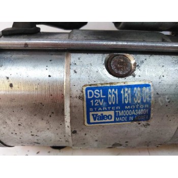 Recambio de motor arranque para ssangyong actyon 2.0 td cat referencia OEM IAM 6611513801 TM000A34001 