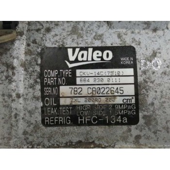 Recambio de compresor aire acondicionado para ssangyong actyon 2.0 td cat referencia OEM IAM 6642300111 DKV14C 7510