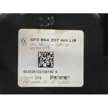 Recambio de apoyabrazos central para seat arona (kj7, kjp) 1.0 tsi referencia OEM IAM 6F0864207AH  