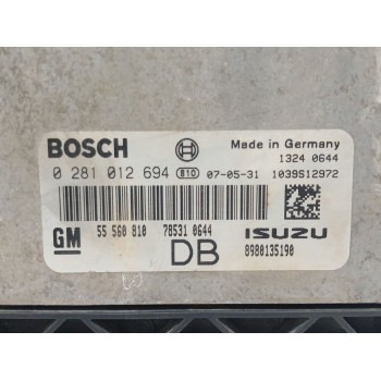 Recambio de centralita motor uce para opel astra h gtc (a04) 1.7 cdti (l08) referencia OEM IAM 55560810  0281012694