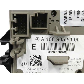 Recambio de conmutador de arranque para mercedes-benz gle (w166) 250 d 4-matic (166.004) referencia OEM IAM A1669055100  