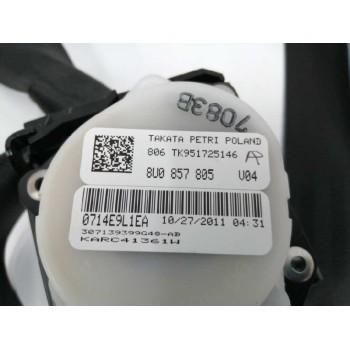 Recambio de cinturon seguridad trasero izquierdo para audi q3 (8u) 2.0 16v tdi referencia OEM IAM 8U0857805  