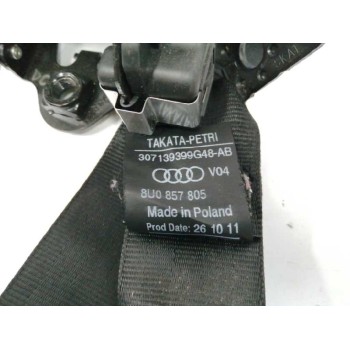 Recambio de cinturon seguridad trasero izquierdo para audi q3 (8u) 2.0 16v tdi referencia OEM IAM 8U0857805  