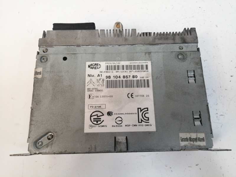 Recambio de sistema audio / radio cd para citroën c4 picasso 1.6 blue-hdi fap referencia OEM IAM 9810485780  
