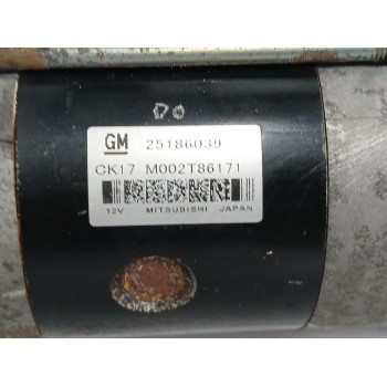 Recambio de motor arranque para opel antara a (l07) 2.2 cdti referencia OEM IAM 25186039  