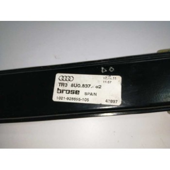 Recambio de elevalunas delantero derecho para audi q3 (8u) 2.0 16v tdi referencia OEM IAM 8U0837462 8K0959802B 