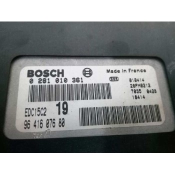 Recambio de centralita motor uce para peugeot 406 berlina (s1/s2) srdt referencia OEM IAM 9641607680 0281010361 