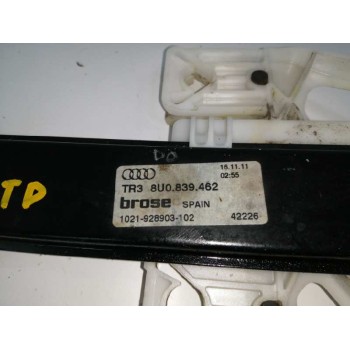 Recambio de elevalunas trasero derecho para audi q3 (8u) 2.0 16v tdi referencia OEM IAM 8U0839462 8K0959812A 