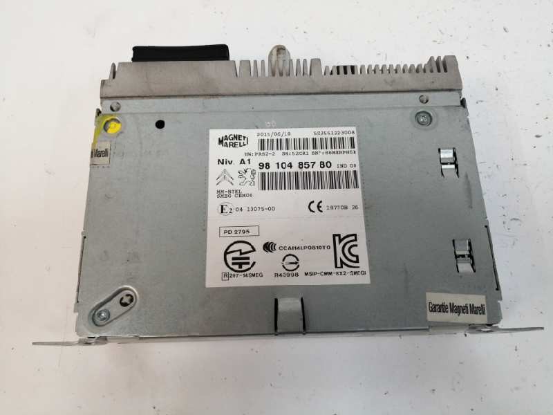 Recambio de sistema audio / radio cd para citroën c4 picasso 1.6 blue-hdi fap referencia OEM IAM 9810485780  