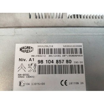 Recambio de sistema audio / radio cd para citroën c4 picasso 1.6 blue-hdi fap referencia OEM IAM 9810485780  