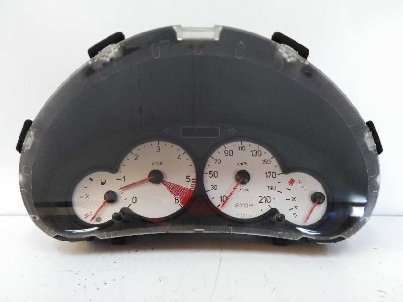 Recambio de cuadro instrumentos para peugeot 206 berlina x-line refri referencia OEM IAM 9655976280  