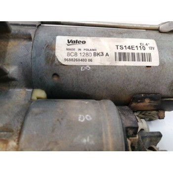 Recambio de motor arranque para peugeot partner kombi 1.6 blue-hdi fap referencia OEM IAM 9688268480 TS14E110 