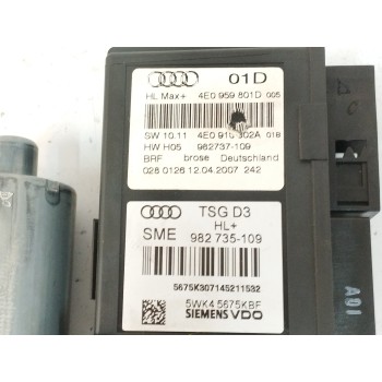 Recambio de motor elevalunas trasero izquierdo para audi a8 (4e2) 3.0 v6 24v tdi referencia OEM IAM 4E0959801D 5WK45675KBF 