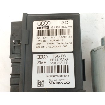 Recambio de motor elevalunas delantero derecho para audi a8 (4e2) 3.0 v6 24v tdi referencia OEM IAM 4E1959802D 5WK45672KBF 