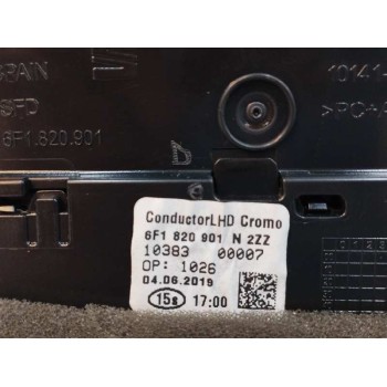 Recambio de rejilla aireadora para seat ibiza (kj1) 1.0 tsi referencia OEM IAM 6F1820901N LADO IZQUIERDO 