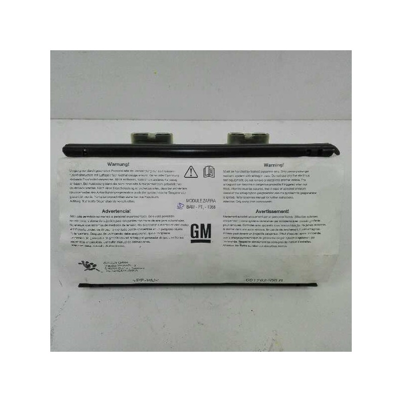 Recambio de airbag delantero derecho para opel zafira b enjoy referencia OEM IAM 13111177 601854700C 