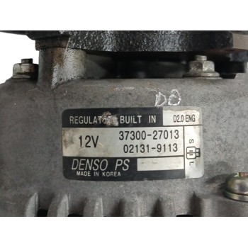 Recambio de alternador para kia sportage 2.0 crdi referencia OEM IAM 3730027013 021319113 