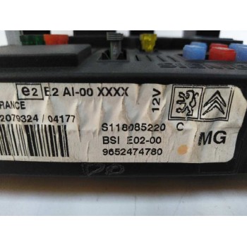 Recambio de caja reles / fusibles para peugeot 206 berlina x-line refri referencia OEM IAM 9652474780 S118085220C 