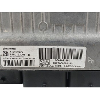 Recambio de centralita motor uce para peugeot 2008 (--.2013) 1.6 e-hdi fap referencia OEM IAM 9801622880 9666681180 