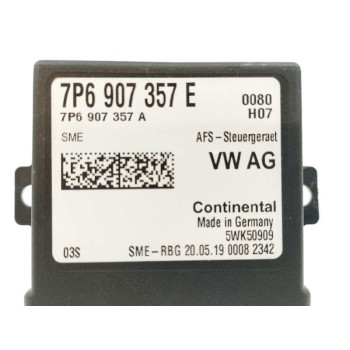 Recambio de modulo electronico para seat ibiza (kj1) 1.0 tsi referencia OEM IAM 7P6907357E CONTROL LUZ CURVAS Y REGULACION ALCAN