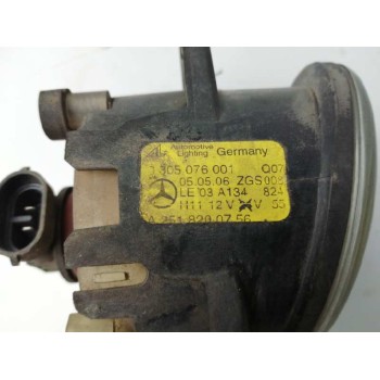 Recambio de faro antiniebla izquierdo para mercedes-benz clase b (w245) 170 (245.232) referencia OEM IAM A2518200756 0305076001 