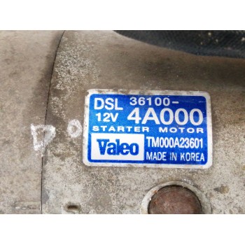 Recambio de motor arranque para hyundai h 1 2.5 crdi cat referencia OEM IAM 361004A000 TM000A23601 