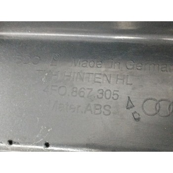 Recambio de guarnecido puerta trasera izquierda para audi a6 berlina (4f2) 2.0 tdi referencia OEM IAM 4F0867305 NEGRO 